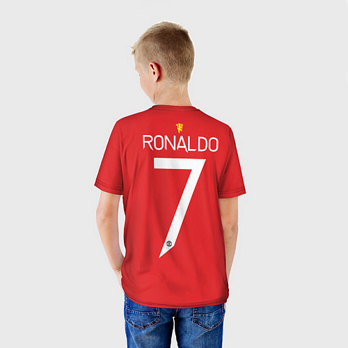 Детская футболка Ronaldo Manchester United / 3D-принт – фото 4