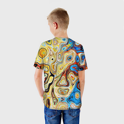 Детская футболка Психоделическое искусство / 3D-принт – фото 4
