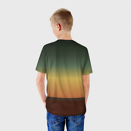 Детская футболка Maneskin в лучах заката / 3D-принт – фото 4