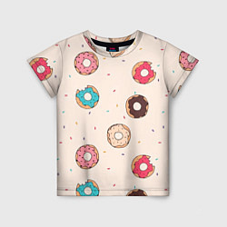 Детская футболка Кусанные пончики