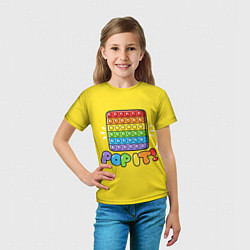 Футболка детская POP IT ИГРУШКА, цвет: 3D-принт — фото 2