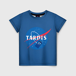 Детская футболка Тардис в космосе