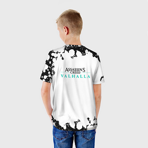 Детская футболка ASSASSINS CREED VALHALLA спина Z / 3D-принт – фото 4