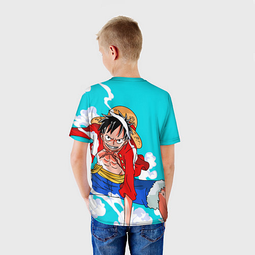 Детская футболка Ван-Пис, Гому Гому но Ми / 3D-принт – фото 4