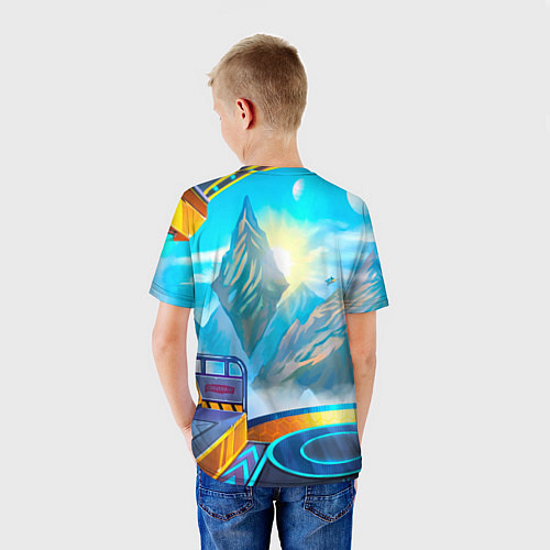 Детская футболка ЭШ Ash Brawl Stars / 3D-принт – фото 4