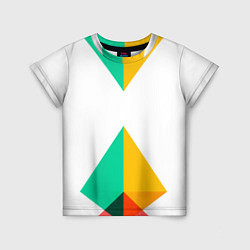 Детская футболка Треугольники