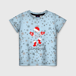 Детская футболка Рождественская метель