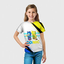 Футболка детская СУПЕР СОНИК Z, цвет: 3D-принт — фото 2