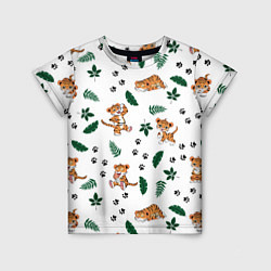 Детская футболка Милый тигр