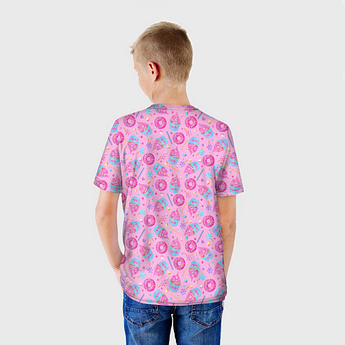Детская футболка Сласти / 3D-принт – фото 4