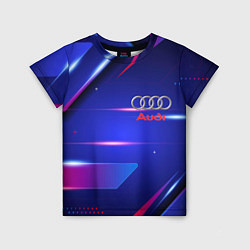 Детская футболка Ауди Audi синива