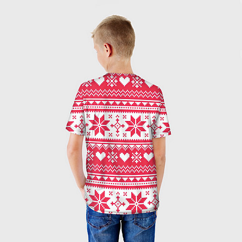 Детская футболка Новогодний уют / 3D-принт – фото 4