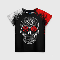 Детская футболка Red White Skull - Череп