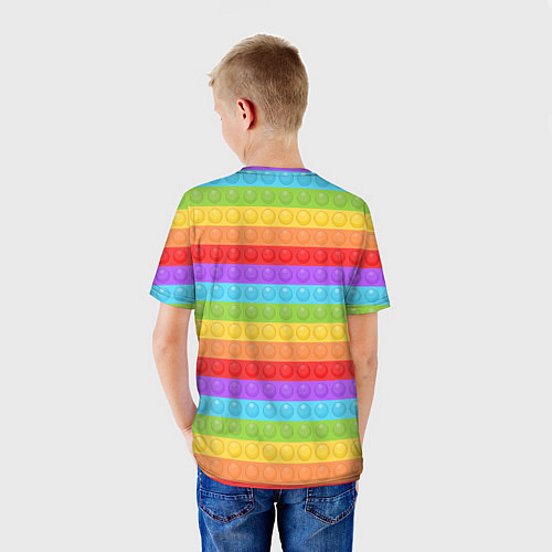 Детская футболка POP IT - SIMPLE DIMPL / 3D-принт – фото 4