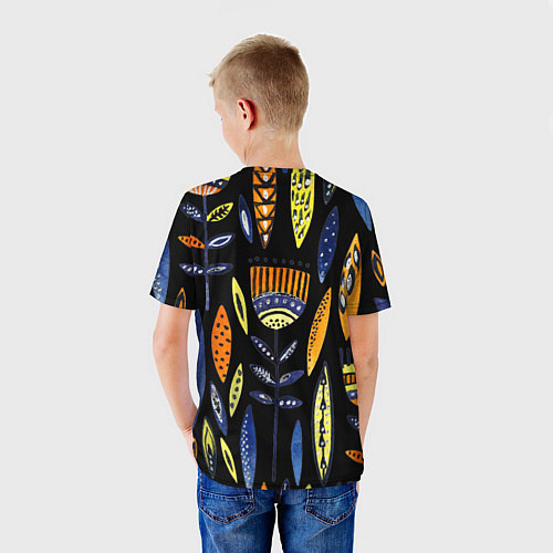 Детская футболка Цветы фараона / 3D-принт – фото 4