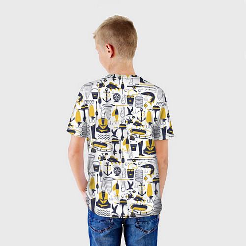 Детская футболка Рыбалка / 3D-принт – фото 4