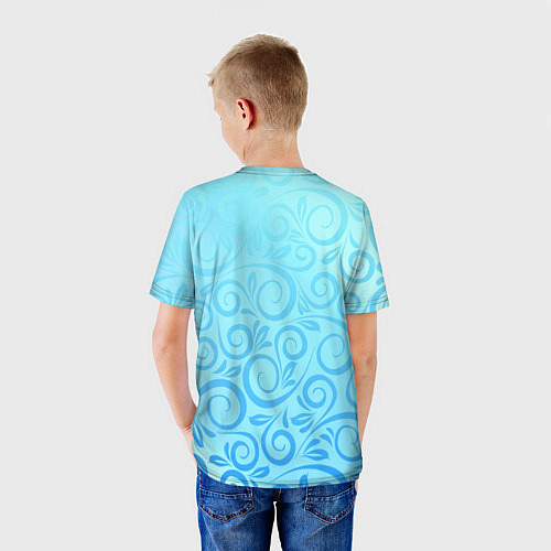 Детская футболка Нежный перелив / 3D-принт – фото 4