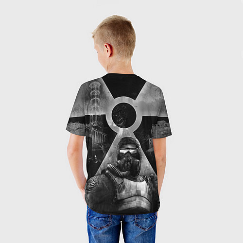 Детская футболка STALKER SHADOW OF CHERNOBYL СТАЛКЕР ТЕНИ ЧЕРНОБЫЛЯ / 3D-принт – фото 4