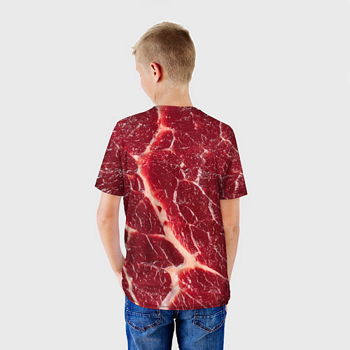 Детская футболка Мясо на Хэллоуин / 3D-принт – фото 4