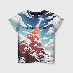 Детская футболка Ракета SpaceX