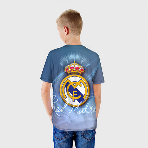 Детская футболка FC РЕАЛ МАДРИД / 3D-принт – фото 4