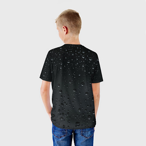 Детская футболка Ночной дождь / 3D-принт – фото 4
