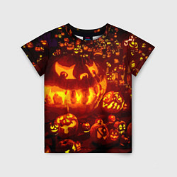 Детская футболка Тыквы на Хэллоуин
