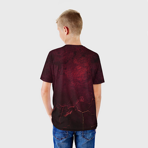 Детская футболка Аста Черный клевер Red style / 3D-принт – фото 4