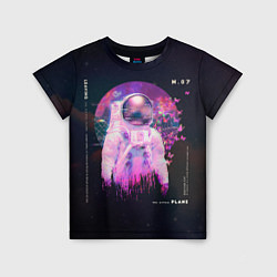 Детская футболка Vaporwave Astral Astronaut Collage