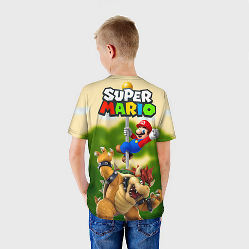 Детская футболка Mario Coins / 3D-принт – фото 4