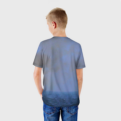 Детская футболка Выстрел из крейсера / 3D-принт – фото 4