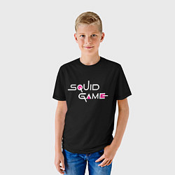 Футболка детская Squid Game, цвет: 3D-принт — фото 2