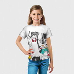 Футболка детская Мегуми - Jujutsu Kaisen, цвет: 3D-принт — фото 2