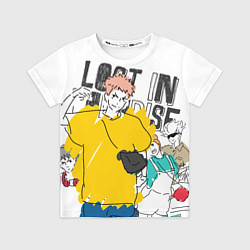 Детская футболка Итадори Юдзи - Jujutsu Kaisen