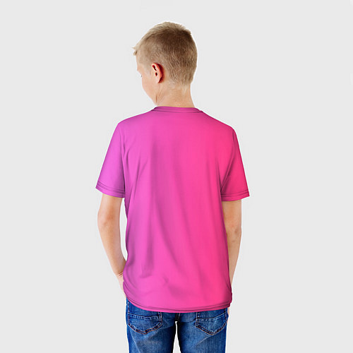 Детская футболка Красивый градиент / 3D-принт – фото 4