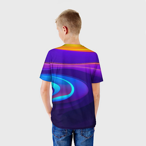 Детская футболка Аква принт / 3D-принт – фото 4