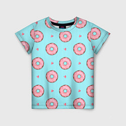 Детская футболка Розовые пончики