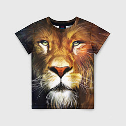 Детская футболка Лев царь зверей