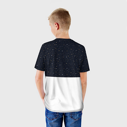 Детская футболка Новогодний Оленёнок Рудольф / 3D-принт – фото 4