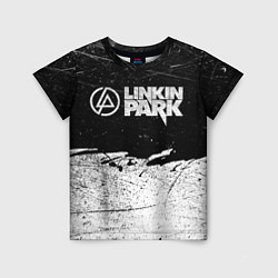 Детская футболка Линкин Парк Лого Рок ЧБ Linkin Park Rock