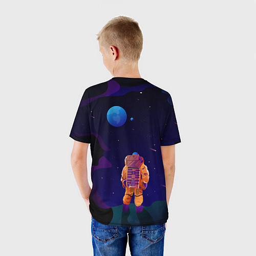Детская футболка Космонавт на Дистанции / 3D-принт – фото 4