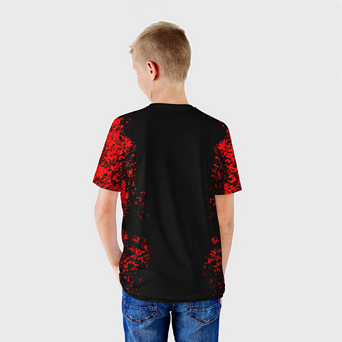 Детская футболка NISSAN RED / 3D-принт – фото 4