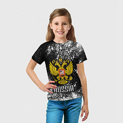 Футболка детская Russia, цвет: 3D-принт — фото 2