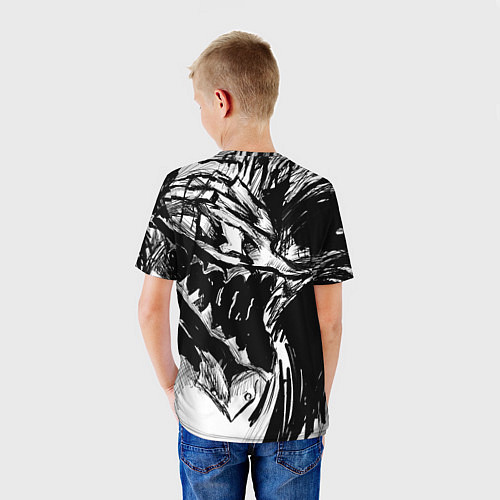 Детская футболка БЕРСЕРК РИСУНОК BERSERK / 3D-принт – фото 4
