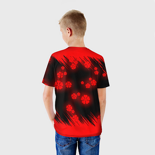 Детская футболка Чёрный клевер: Освещение / 3D-принт – фото 4