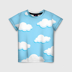 Детская футболка Белые облака