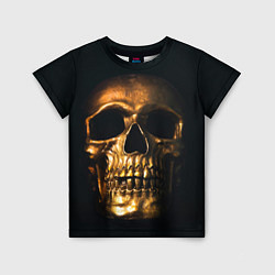 Детская футболка Gold Skull