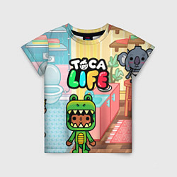 Детская футболка Toca Life: Crocodile