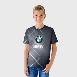Футболка детская BMW Logo, цвет: 3D-принт — фото 2