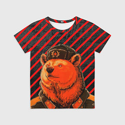 Детская футболка Медведь в форме